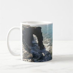 Holei Sea Arch Hawaii Volcanoes Nationalpark Tasse