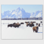 Holen des Freienhauses Geschenkpapier (Flach)