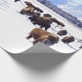 Holen des Freienhauses Geschenkpapier (Ecke)