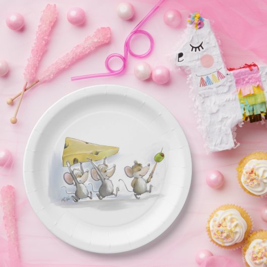 Holen in den Käse-(mit Oliven) Pappteller (Party)