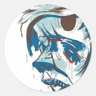 Holen in meinem Kopf Runder Aufkleber