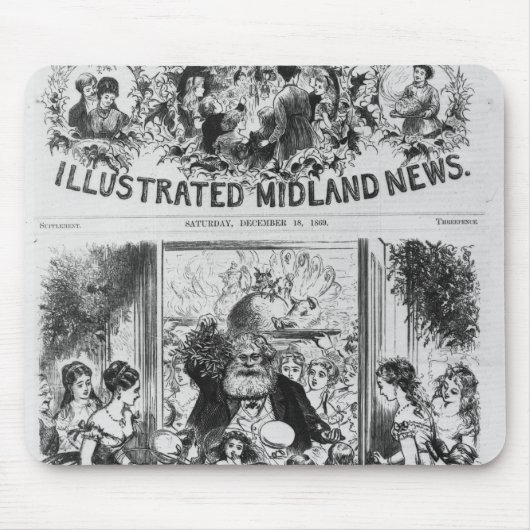 Holen in Weihnachten Mousepad (Vorne)