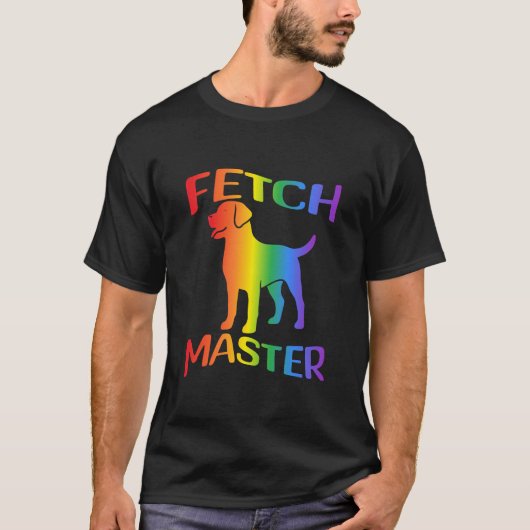 Holen Master Rainbow Labrador Retriever T-Shirt (Vorderseite)