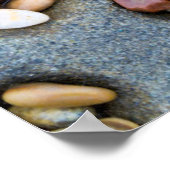 Holen mit Kies gefüllt, CA Poster (Ecke)