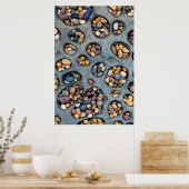 Holen mit Kies gefüllt, CA Poster (Küche)