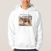 Holen Sie auf das Stutenfohlen-Sweatshirt Hoodie (Vorderseite)