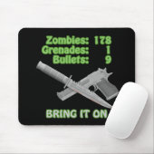 Holen Sie auf die Zombies Mousepad (Mit Mouse)