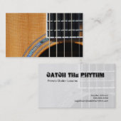 Holen Sie den Rhythmus - nahes 1 ein Visitenkarte (Vorne/Hinten)