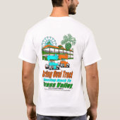 Holen Sie die ovale Bahn, die zurück zu Gras-Tal T-Shirt (Rückseite)