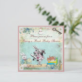 Holen Sie ein Buch Alice u. Einladung (Stehend Vorderseite)