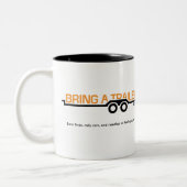 Holen Sie eine Anhänger-Tasse Zweifarbige Tasse (Links)