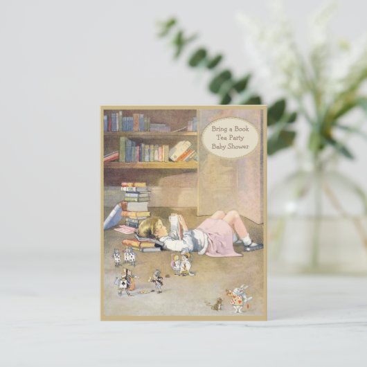 Holen Sie eine Buch-Alice im Einladung (Stehend Vorderseite)