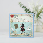 Holen Sie eine Buch-Alice im Einladung (Stehend Vorderseite)