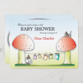 Holen Sie eine Buch-Babyparty-Einladung Einladung (Vorne/Hinten)