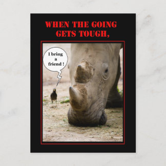 Holen Sie einen Freund Postkarte