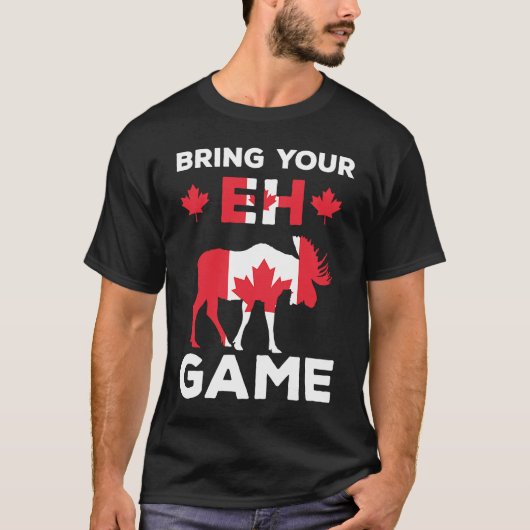 Holen Sie Ihr Ehe Spiel Retro Funny Canada T-Shirt (Vorderseite)