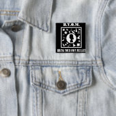 Holen Sie Ihre eigene Meeräsche (B.Y.O.M.) Button (Beispiel)