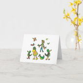 Holen Sie Ihre Enten in eine Reihe Karte (Gelbe Blume)