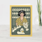 Holen Sie Ihre Enten in eine Zeile_C_Greeting Karte (Vorderseite)