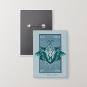 Holen Sie Ihre Freude zurück - der weiße Lotus Button (Vorderseite/Rückseite)