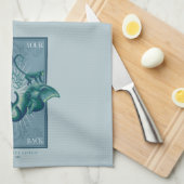 Holen Sie Ihre Freude zurück - der weiße Lotus Geschirrtuch (Viertel Falte)