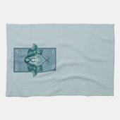 Holen Sie Ihre Freude zurück - der weiße Lotus Geschirrtuch (Horizontal)