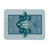 Holen Sie Ihre Freude zurück - der weiße Lotus Magnet (Horizontal)