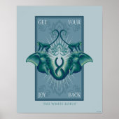 Holen Sie Ihre Freude zurück - der weiße Lotus Poster (Vorne)