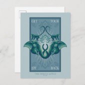 Holen Sie Ihre Freude zurück - der weiße Lotus Postkarte (Vorne/Hinten)