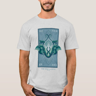 Holen Sie Ihre Freude zurück - der weiße Lotus T-Shirt