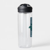 Holen Sie Ihre Freude zurück - der weiße Lotus Trinkflasche (Vorderseite)