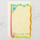 Holen Sie Ihre Heelse Gelbe Stationierung auf Briefpapier (Vorne/Hinten)