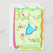 Holen Sie Ihre Heelse grüne Einladung auf (Vorderseite)