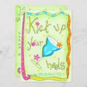 Holen Sie Ihre Heelse grüne Einladung auf (Vorne/Hinten)