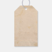 Holen Sie Ihre Hoffnungen nicht auf Spaß Geschenkanhänger (Rückseite)