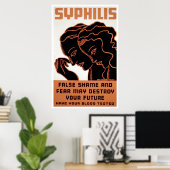 Holen Sie Ihren Bluttest 1938 WPA Poster (Heimbüro)