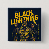 Holen Sie Lit - Schwarzes Blitz Button (Vorderseite)