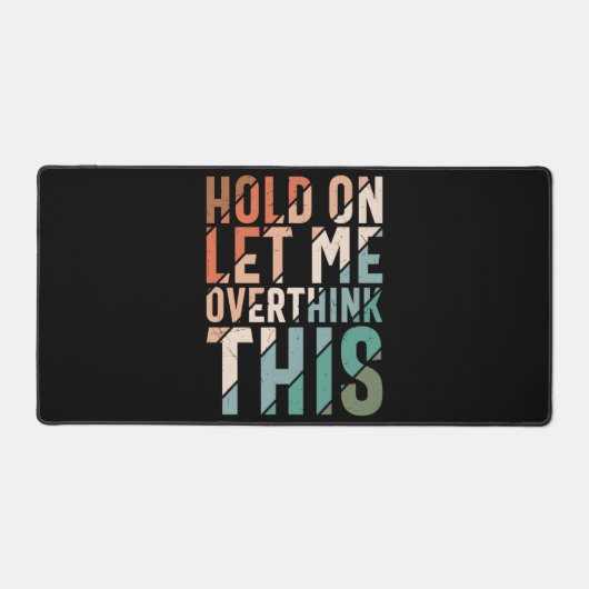 HOLEN SIE MICH AUF, DIESES moderne Schwarz-Einfach Schreibtischunterlage (Vorderseite)