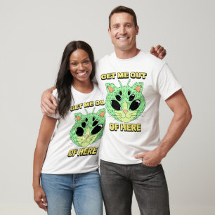 Holen Sie mich hier raus - lustige stellt Alien vo T-Shirt
