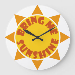 Holen Sie mir Sonnenscheinuhr Große Wanduhr