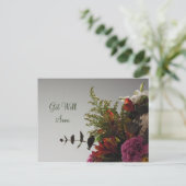 Holen Sie sich bald Bouquet Postcard Postkarte (Stehend Vorderseite)