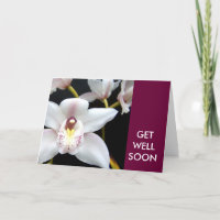 Holen Sie sich bald eine White Orchid Card