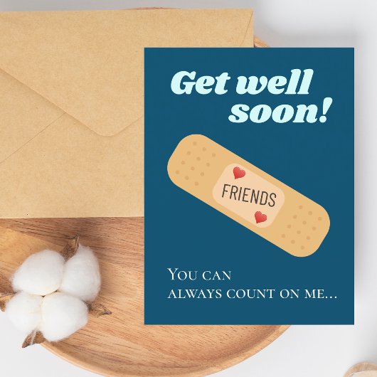 Holen Sie sich bald Freunde Postkarte