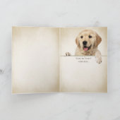 Holen Sie sich bald golden Retriever Welpe Karte (Innenseite)