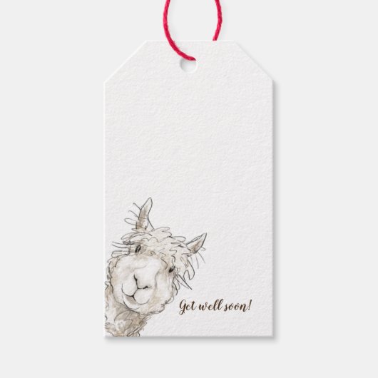 Holen Sie sich bald gut Geschenktasten Geschenkanhänger (Vorderseite)