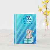 Holen Sie sich bald gut Junge namens Koala Card Bl Karte (Gelbe Blume)