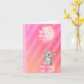 Holen Sie sich bald gut Junge namens Koala Card pi Karte (Gelbe Blume)