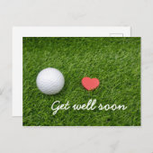 Holen Sie sich bald gut Karte an Golfer (Vorne/Hinten)