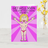 Holen Sie sich bald Saucy Karte (Gelbe Blume)