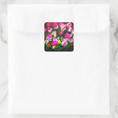 Holen Sie sich bald Weihnachts-Traum und Affaire # Quadratischer Aufkleber (Tasche)